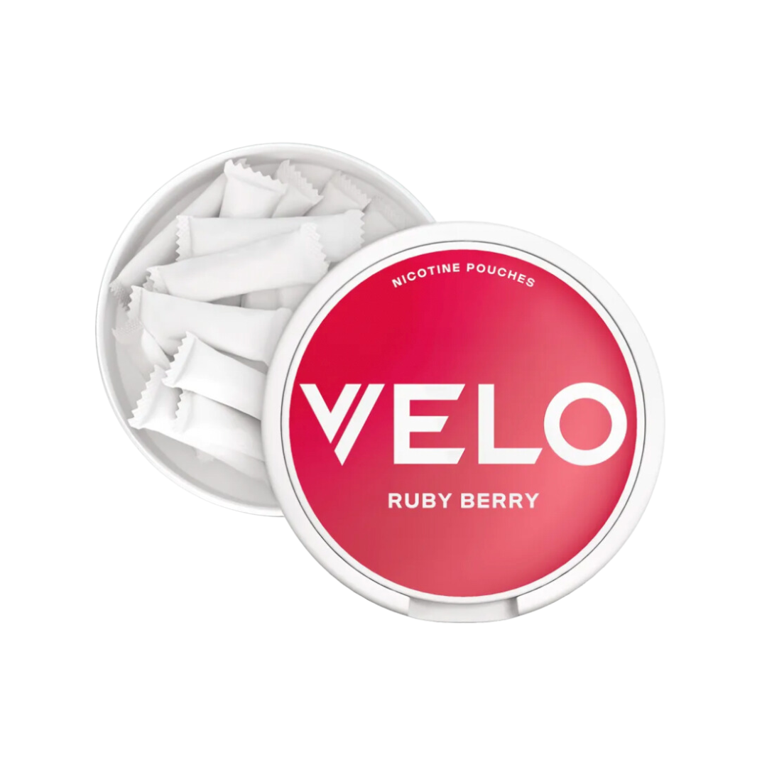 VELO Ruby Berry 20 Nicotine Pouches