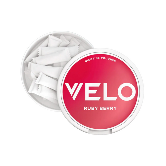 VELO Ruby Berry 20 Nicotine Pouches 